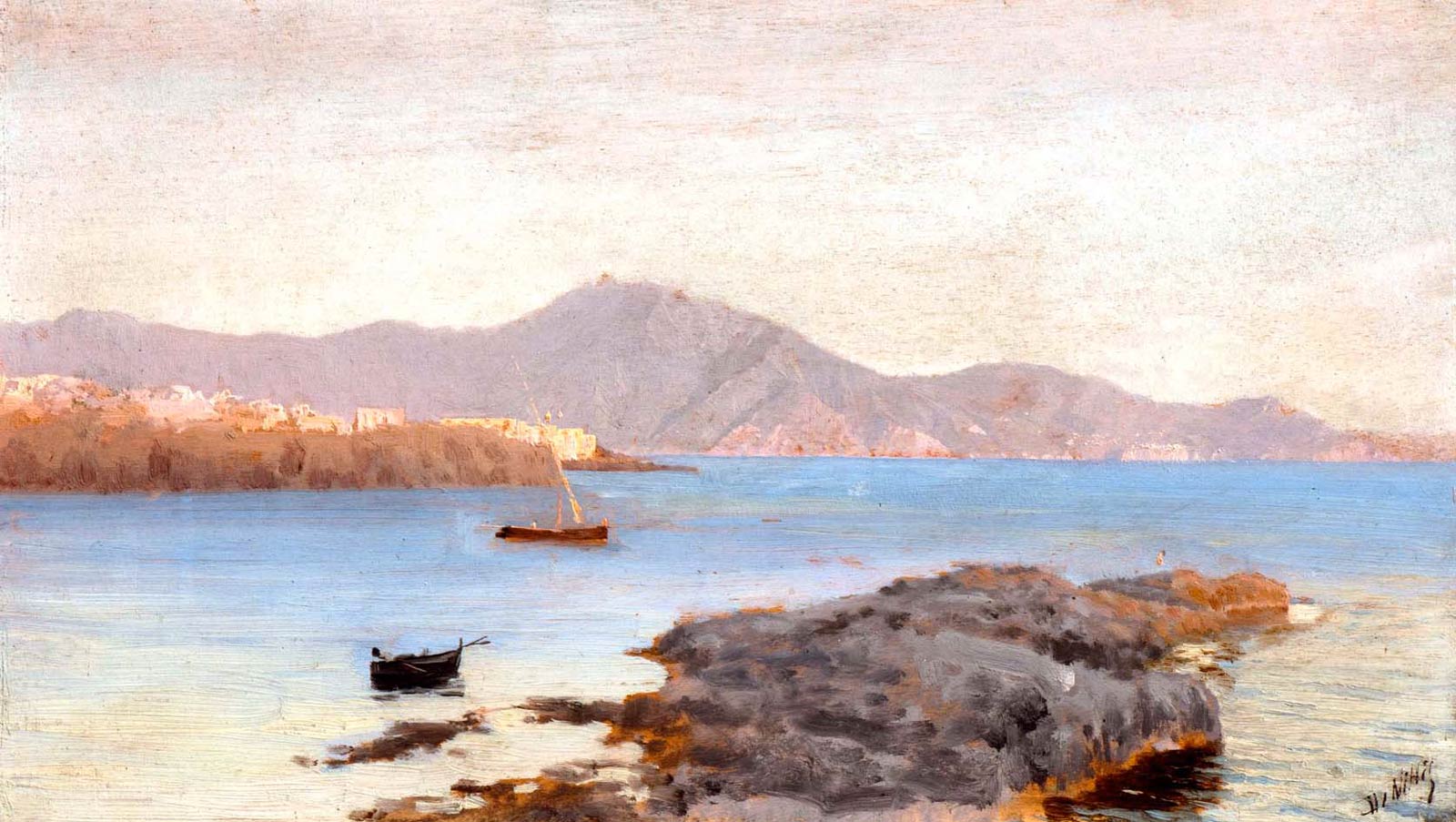 Giuseppe Dè Nittis - Baia di Napoli