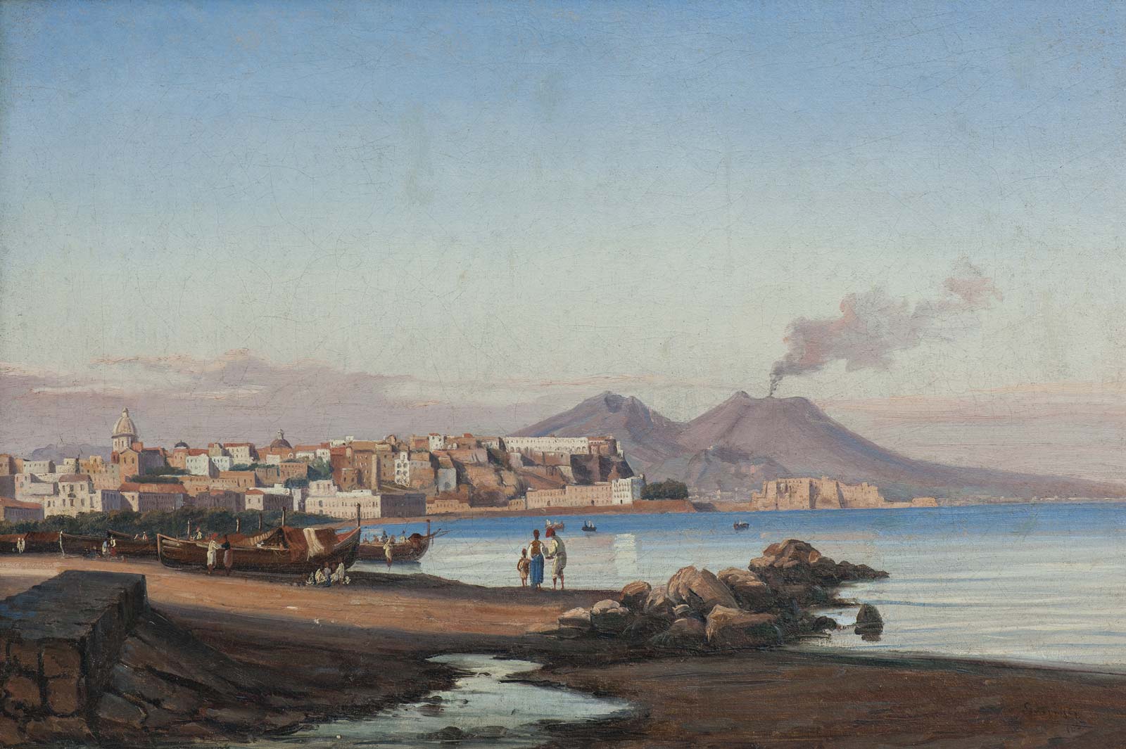 Gabriele Smargiassi - Veduta di Napoli